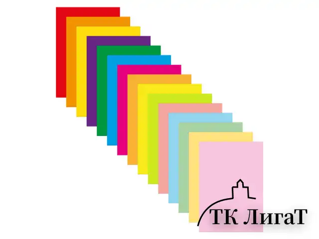 Бумага цветная 15 цветов BRAUBERG MULTICOLOR А4, 80 г/м2, 150 л. (15 цветов x 10 листов), 116648
