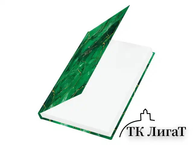Ежедневник датированный 2026 145х215 мм, А5, STAFF, ламинированная обложка, "Green Marble", 117315