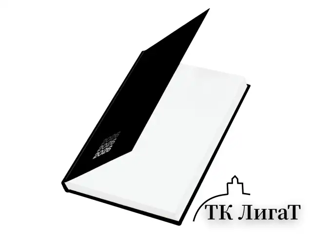 Ежедневник датированный 2026 145х215 мм, А5, STAFF, ламинированная обложка, "Black style", 117325