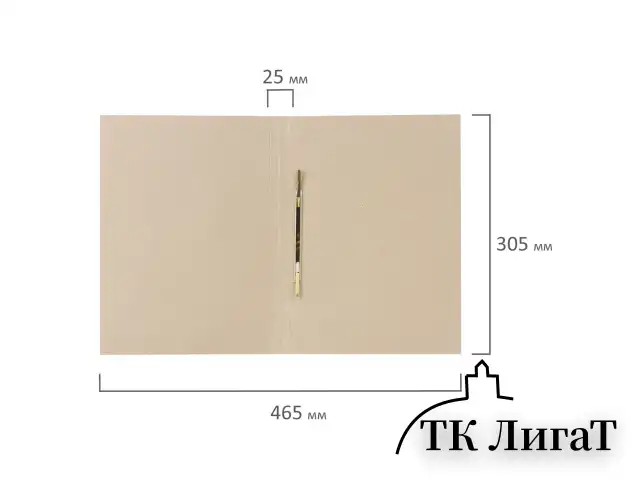 Скоросшиватель картонный BRAUBERG, гарантированная плотность 300 г/м2, до 200 листов, 122736