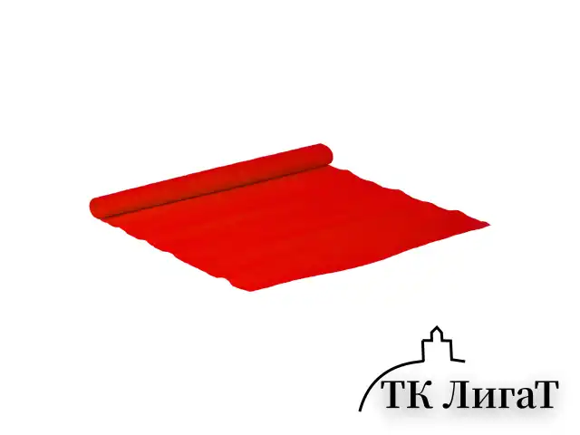 Бумага гофрированная/креповая, 32 г/м2, 50х250 см, красная, в рулоне, BRAUBERG, 126531
