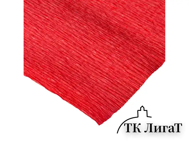 Бумага гофрированная/креповая, 32 г/м2, 50х250 см, красная, в рулоне, BRAUBERG, 126531