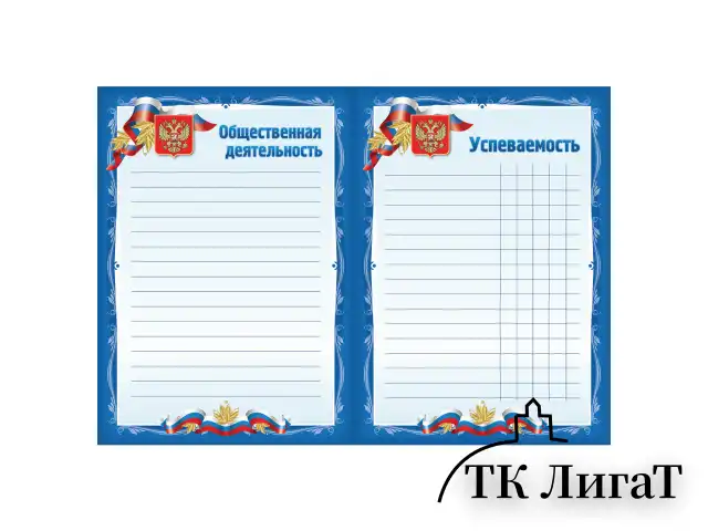 Листы-вкладыши для портфолио школьника, 30 разделов, 32 листа, "Я патриот", BRAUBERG, 126895