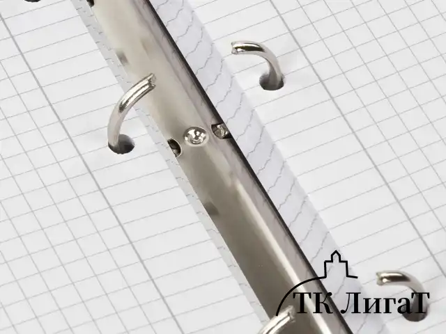 Тетрадь на кольцах А5 (180х220 мм), 120 листов, под кожу, клетка, BRAUBERG "Joy", розовый/светло-розовый, 129990