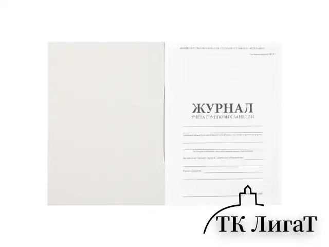 Журнал учёта групповых занятий, 48 л., картон, блок офсет, А4 200х280 мм, STAFF, 130246