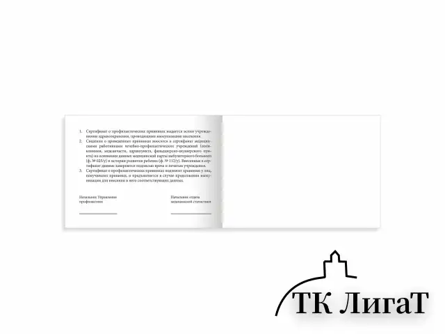 Сертификат о профилактических прививках (Форма № 156/у-93), 12 л., А6 95x140 мм, STAFF, 130253