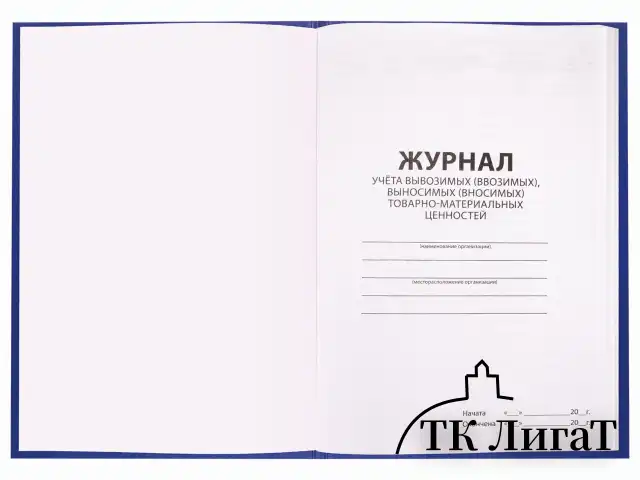 Журнал учёта товарно-материальных ценностей, 96 л., бумвинил, офсет, А4 200х290 мм, BRAUBERG, 130255