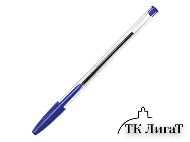 Ручка шариковая BIC "Cristal", СИНЯЯ, корпус прозрачный, узел 1 мм, линия письма 0,32 мм, 847898