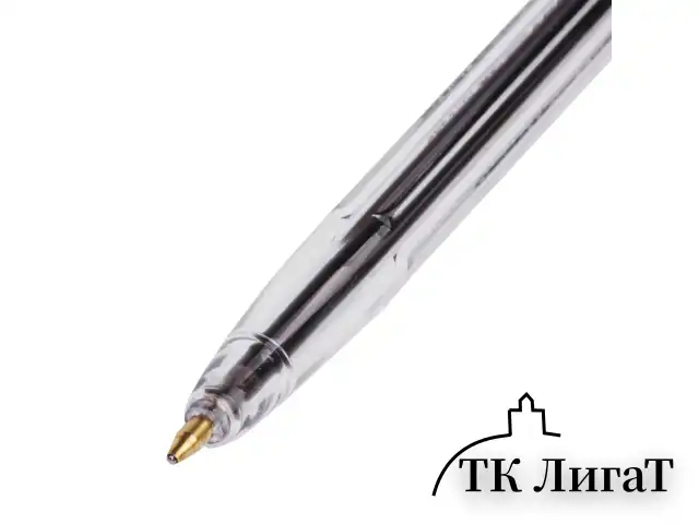 Ручка шариковая CORVINA (Италия) "51 Classic", ЧЕРНАЯ, корпус прозрачный, узел 1 мм, линия письма 0,7 мм, 40163/01