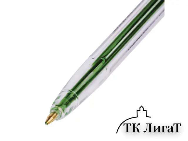 Ручка шариковая CORVINA (Италия) "51 Classic", ЗЕЛЕНАЯ, корпус прозрачный, узел 1 мм, линия письма 0,7 мм, 40163/04