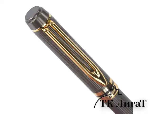 Ручка подарочная шариковая GALANT "Dark Chrome", корпус матовый хром, золотистые детали, пишущий узел 0,7 мм, синяя, 140397