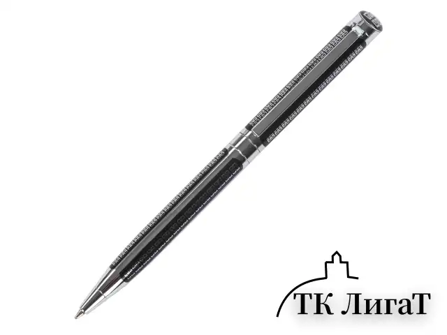 Ручка подарочная шариковая GALANT "Olympic Chrome", корпус хром с черным, хромированные детали, пишущий узел 0,7 мм, синяя, 140614