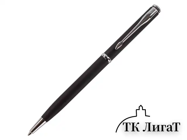 Ручка подарочная шариковая GALANT "Arrow Chrome Grey", корпус серый, хромированные детали, пишущий узел 0,7 мм, синяя, 140652