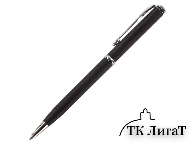 Ручка подарочная шариковая GALANT "Arrow Chrome Grey", корпус серый, хромированные детали, пишущий узел 0,7 мм, синяя, 140652