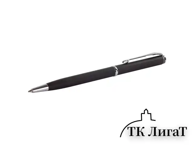 Ручка подарочная шариковая GALANT "Arrow Chrome Grey", корпус серый, хромированные детали, пишущий узел 0,7 мм, синяя, 140652