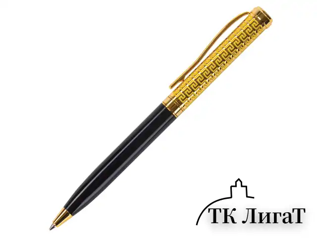 Ручка подарочная шариковая GALANT "Empire Gold", корпус черный с золотистым, золотистые детали, пишущий узел 0,7 мм, синяя, 140960