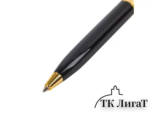 Ручка подарочная шариковая GALANT "Empire Gold", корпус черный с золотистым, золотистые детали, пишущий узел 0,7 мм, синяя, 140960