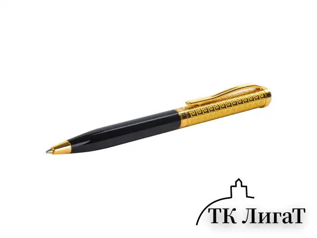 Ручка подарочная шариковая GALANT "Empire Gold", корпус черный с золотистым, золотистые детали, пишущий узел 0,7 мм, синяя, 140960