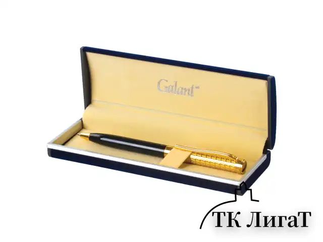 Ручка подарочная шариковая GALANT "Empire Gold", корпус черный с золотистым, золотистые детали, пишущий узел 0,7 мм, синяя, 140960