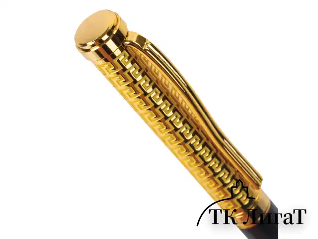 Ручка подарочная шариковая GALANT "Empire Gold", корпус черный с золотистым, золотистые детали, пишущий узел 0,7 мм, синяя, 140960
