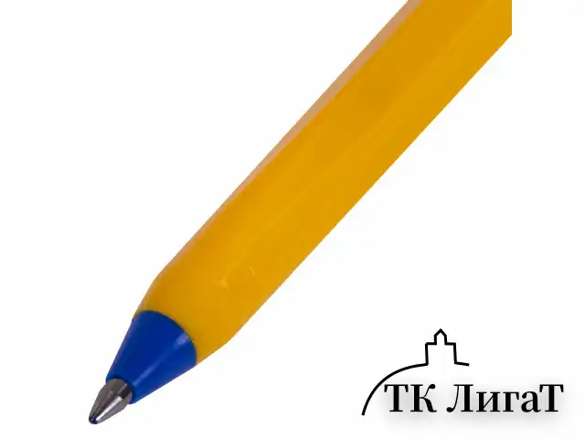 Ручка шариковая SCHNEIDER (Германия) "Tops 505 F", СИНЯЯ, корпус желтый, узел 0,8 мм, линия письма 0,4 мм, 150503