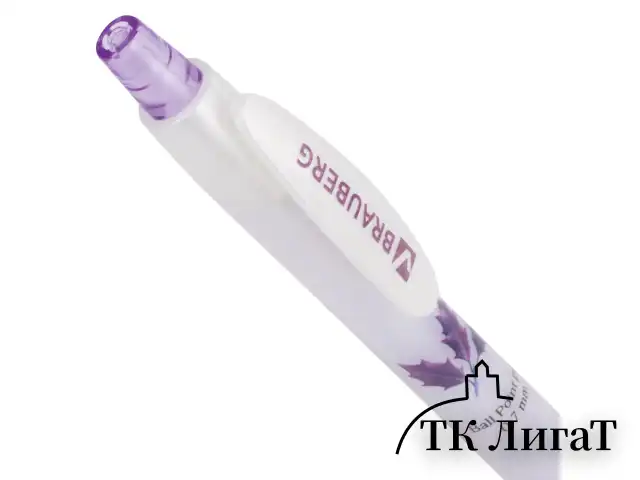 Ручка шариковая автоматическая с грипом BRAUBERG "Herb Time", СИНЯЯ, корпус ассорти, узел 0,7 мм, линия письма 0,35 мм, 141286