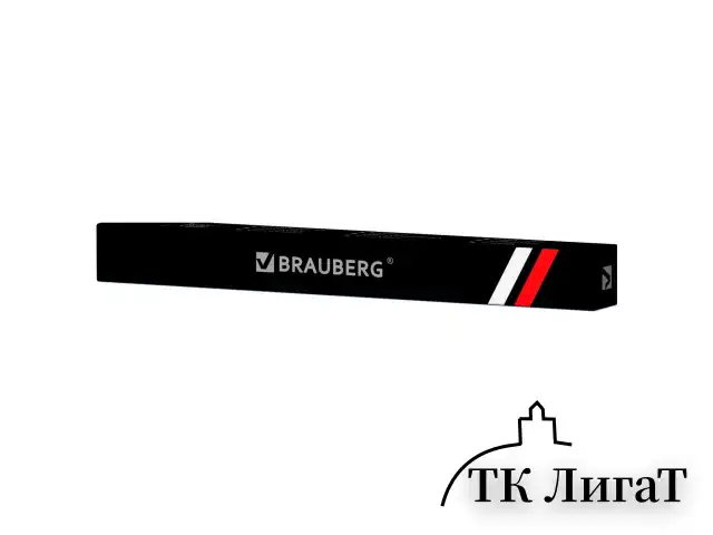 Ручка подарочная шариковая BRAUBERG "Delicate Black", корпус черный, узел 1 мм, линия письма 0,7 мм,синяя, 141399