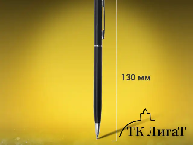 Ручка подарочная шариковая BRAUBERG "Delicate Black", корпус черный, узел 1 мм, линия письма 0,7 мм,синяя, 141399