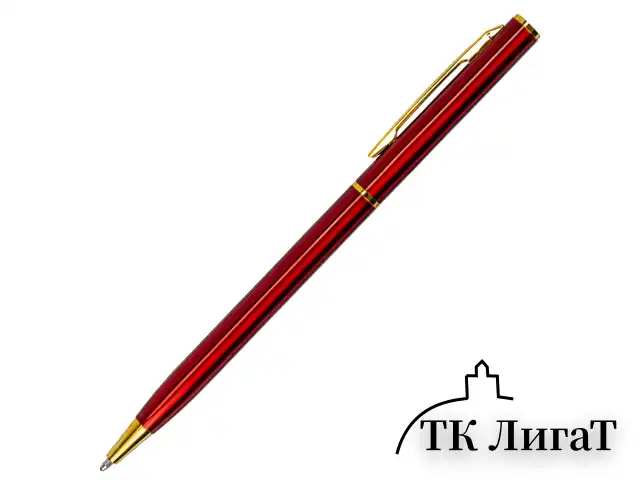 Ручка подарочная шариковая BRAUBERG "Slim Burgundy", корпус бордо, узел 1 мм, линия письма 0,7 мм, синяя, 141403