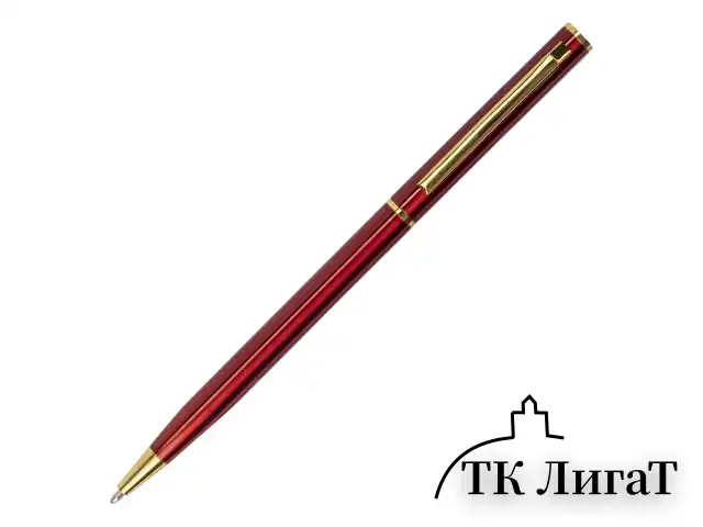 Ручка подарочная шариковая BRAUBERG "Slim Burgundy", корпус бордо, узел 1 мм, линия письма 0,7 мм, синяя, 141403