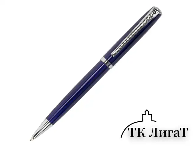 Ручка подарочная шариковая BRAUBERG "Cayman Blue", корпус синий, узел 1 мм, линия письма 0,7 мм, синяя, 141409