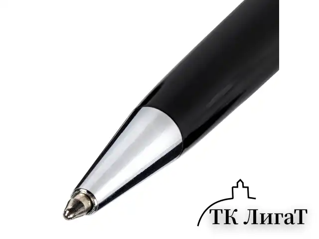 Ручка подарочная шариковая BRAUBERG "Cayman Black", корпус черный, узел 1 мм, линия письма 0,7 мм, синяя, 141410