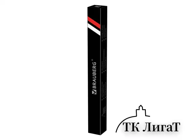 Ручка подарочная шариковая BRAUBERG "Cayman Black", корпус черный, узел 1 мм, линия письма 0,7 мм, синяя, 141410