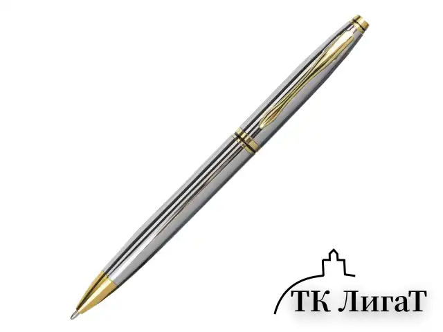 Ручка подарочная шариковая BRAUBERG "De Luxe Silver", корпус серебристый, узел 1 мм, линия письма 0,7 мм, синяя, 141414