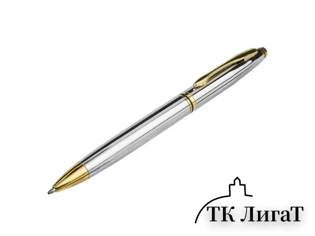 Ручка подарочная шариковая BRAUBERG "De Luxe Silver", корпус серебристый, узел 1 мм, линия письма 0,7 мм, синяя, 141414