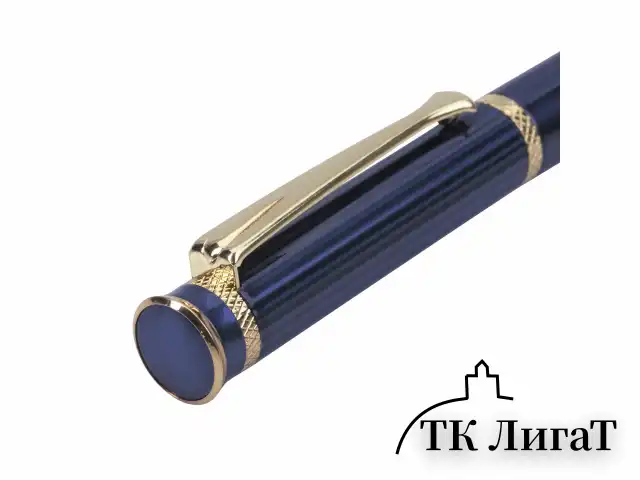 Ручка подарочная шариковая BRAUBERG "Perfect Blue", корпус синий, узел 1 мм, линия письма 0,7 мм, синяя, 141415