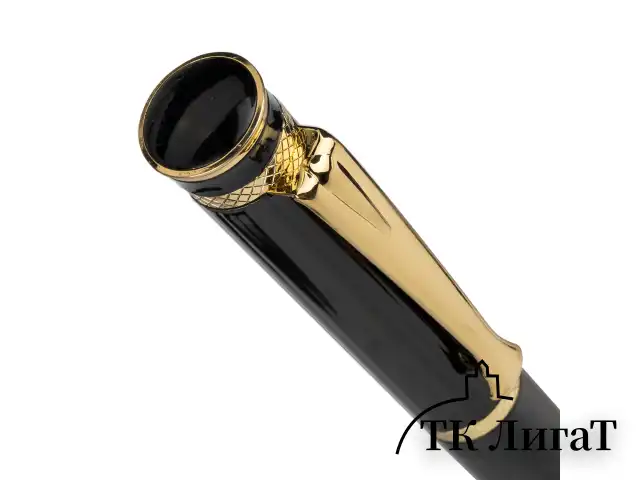 Ручка подарочная шариковая BRAUBERG "Perfect Black", корпус черный, узел 1 мм, линия письма 0,7 мм, синяя, 141416