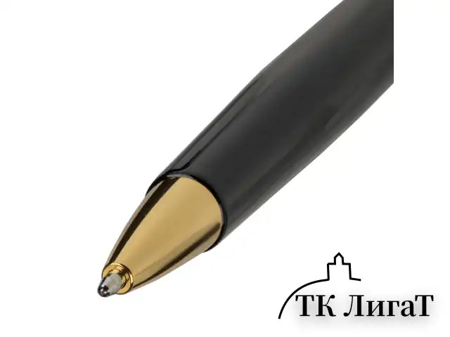Ручка подарочная шариковая BRAUBERG "Perfect Black", корпус черный, узел 1 мм, линия письма 0,7 мм, синяя, 141416