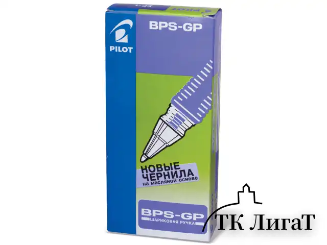 Ручка шариковая масляная с грипом PILOT "BPS-GP", СИНЯЯ, корпус прозрачный, узел 0,5 мм, линия письма 0,18 мм, BPS-GP-EF, BPS-GP-ЕF