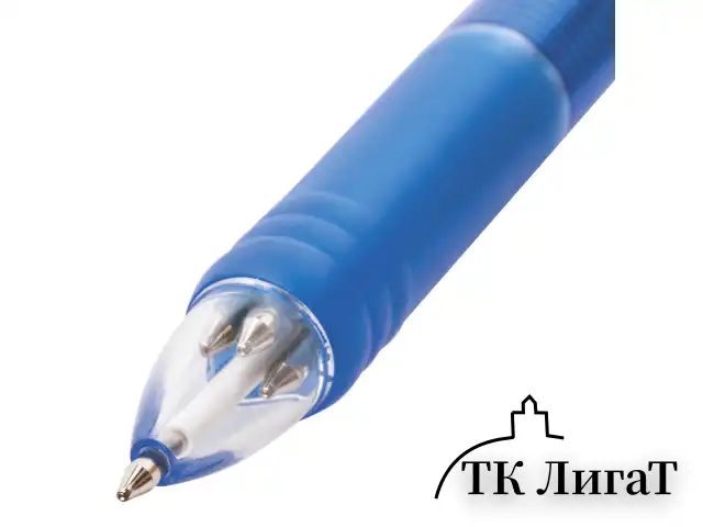 Ручка многоцветная шариковая автоматическая BRAUBERG "MULTICOLOR", 4 ЦВЕТА, линия письма 0,35 мм, 141513