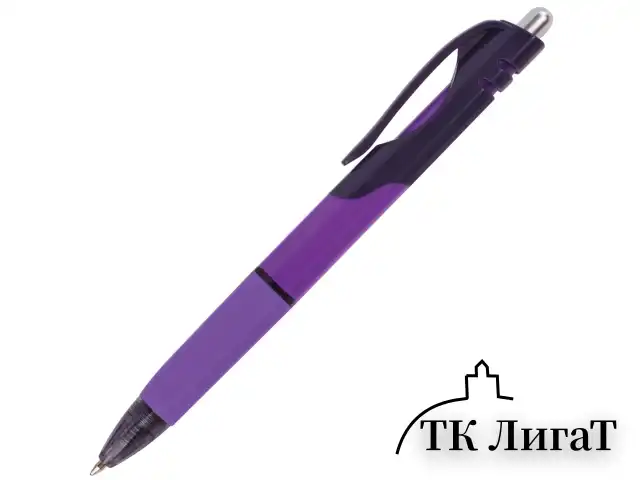 Ручка шариковая автоматическая с грипом BRAUBERG "Supreme", СИНЯЯ, корпус ассорти, узел 0,7 мм, линия письма 0,35 мм, 141545