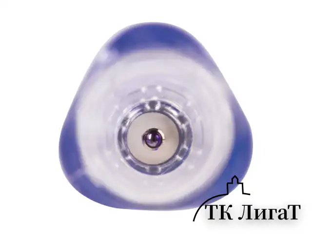 Ручка шариковая масляная BRAUBERG "Marine Classic", СИНЯЯ, трехгранная, корпус прозрачный, узел 0,7 мм, линия письма 0,5 мм, 141707