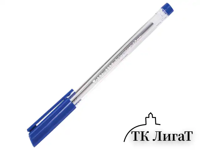 Ручка шариковая масляная BRAUBERG "Marine Classic", СИНЯЯ, трехгранная, корпус прозрачный, узел 0,7 мм, линия письма 0,5 мм, 141707
