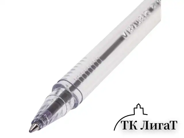 Ручка шариковая масляная BRAUBERG "Marine Classic", СИНЯЯ, трехгранная, корпус прозрачный, узел 0,7 мм, линия письма 0,5 мм, 141707