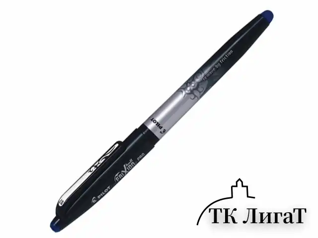 Ручка стираемая гелевая с грипом PILOT "Frixion Pro", СИНЯЯ, корпус с печатью, узел 0,7 мм, линия письма 0,35 мм, BL-FRO-7
