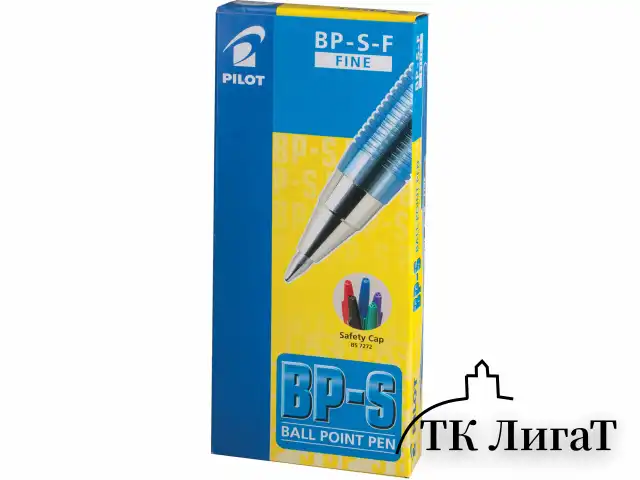 Ручка шариковая масляная PILOT "BP-S", СИНЯЯ, корпус тонированный синий, узел 0,7 мм, линия письма 0,21 мм, BP-S-F