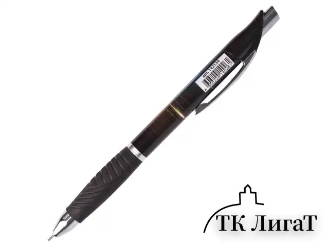 Ручка шариковая масляная автоматическая с грипом BRAUBERG "Jet-Z", СИНЯЯ, узел 0,7 мм, линия письма 0,35 мм, 142134
