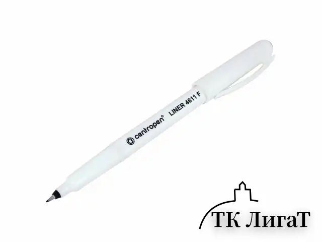 Ручка капиллярная (линер) ЧЕРНАЯ CENTROPEN "Liner", трехгранная, линия письма 0,3 мм, 4611, 2 4611 0112