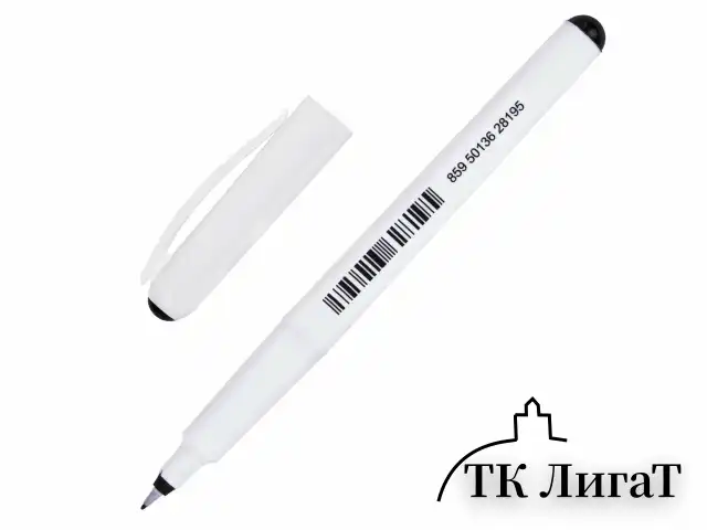Ручка капиллярная (линер) ЧЕРНАЯ CENTROPEN "Liner", трехгранная, линия письма 0,3 мм, 4611, 2 4611 0112