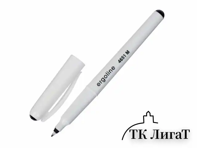 Ручка капиллярная (линер) ЧЕРНАЯ CENTROPEN "Handwriter", трехгранная, линия 0,5 мм, 4651, 2 4651 0112
